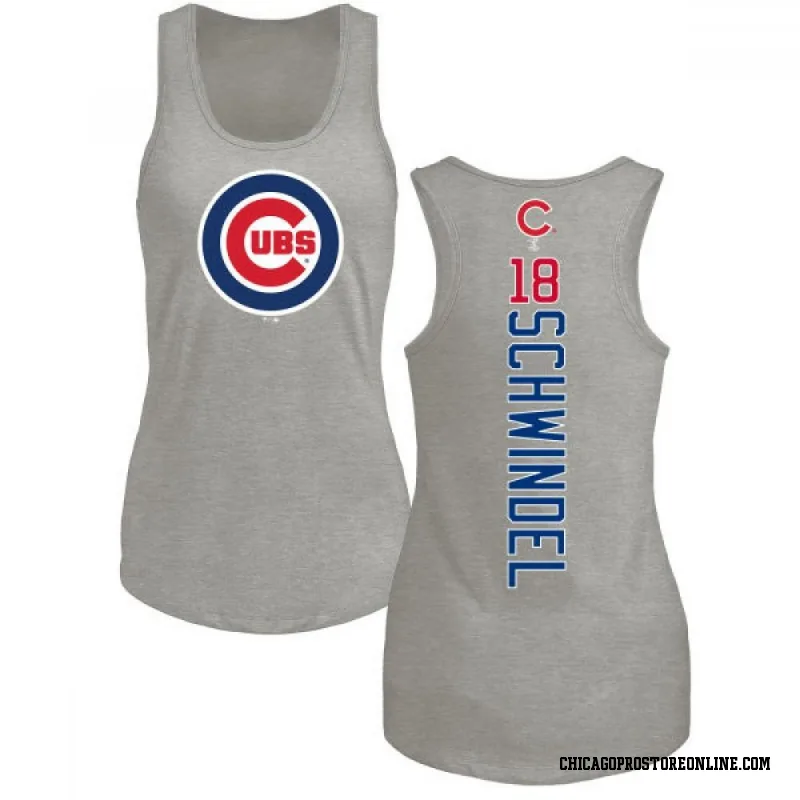 Ash Women's Frank Schwindel Chicago Cubs Backer Tank Top